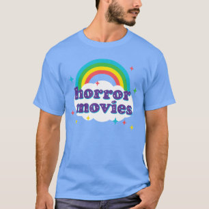 Lustiger Horrorfilm-Fan Halloween Regenbogen-Gesch T-Shirt