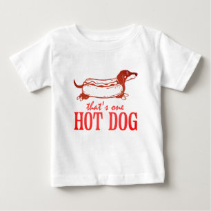 Lustiger Hot Dog Würstchen Baby T-shirt