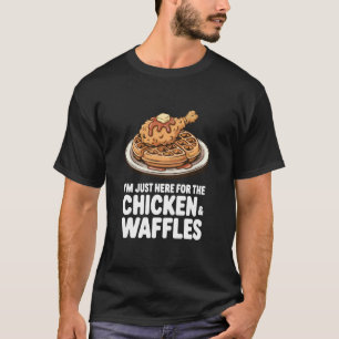 Lustiger Huhn-und-Waffeln-Brunch-Liebhaber T-Shirt