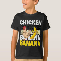 Lustiger Hühner-Bananen-Tanz-Meme für Kinder &amp;