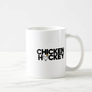 Lustiger Hühner-Jockey-Gestapelter-Wiederholungs-S Kaffeetasse