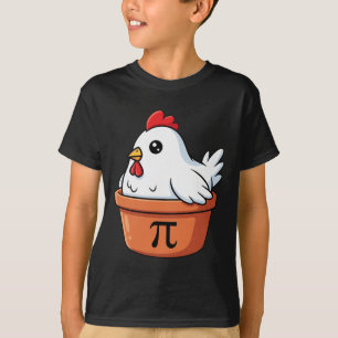 Lustiger Hühner-Pot-Pi-Tag-Pie-Mathematik-Liebhabe T-Shirt