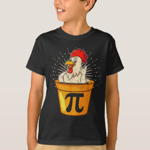 Lustiger Hühner-Topf-Mathe-Witz für Lehrer Student T-Shirt