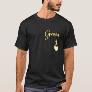 Lustiger Hühnerbräutigam zur Hochzeit T-Shirt