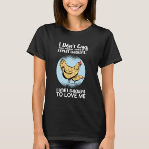 Lustiger Hühnerliebhaber Geflügel Hühnerbauer T-Shirt