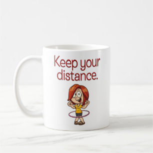 Lustiger Hula Band-Cartoon "behalten Ihren Kaffeetasse