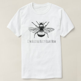 Lustiger Hummel-Biene Buzzy im Augenblick T - T-Shirt
