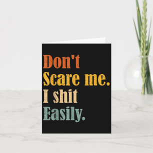 Lustiger Humor Sarcastic Quote _ Verarsch mich nic Karte