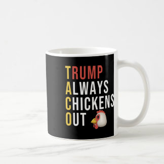 Lustiger Humor Taco Trump kneift immer Kaffeetasse