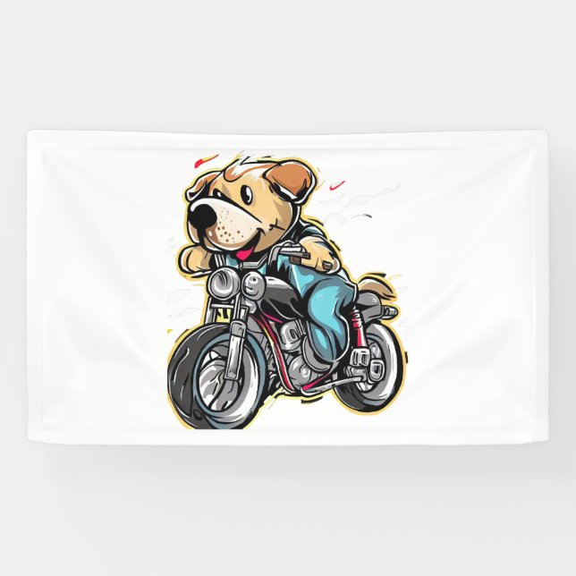 lustiger Hund Banner (Horizontal)