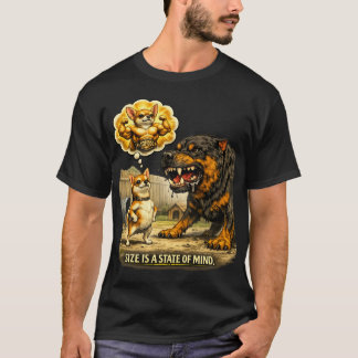 Lustiger Hund: Chihuahua-Größe ist ein Geisteszust T-Shirt