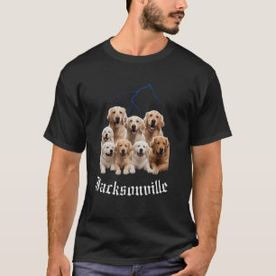Lustiger Hund Golden Retriever Bootleg Jacksonvill T-Shirt