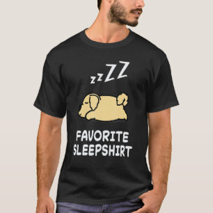 Lustiger Hund Golden Retriever Nickerchen Schlafen T-Shirt