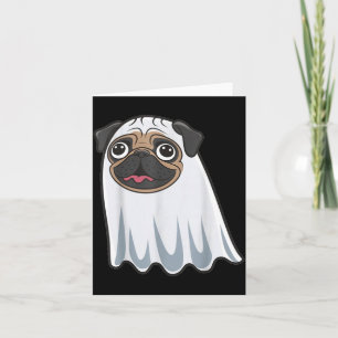 Lustiger Hund Halloween Karte