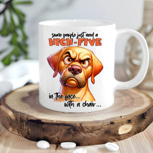 Lustiger Hund Kaffeetasse Hilarischer Welpen Humor