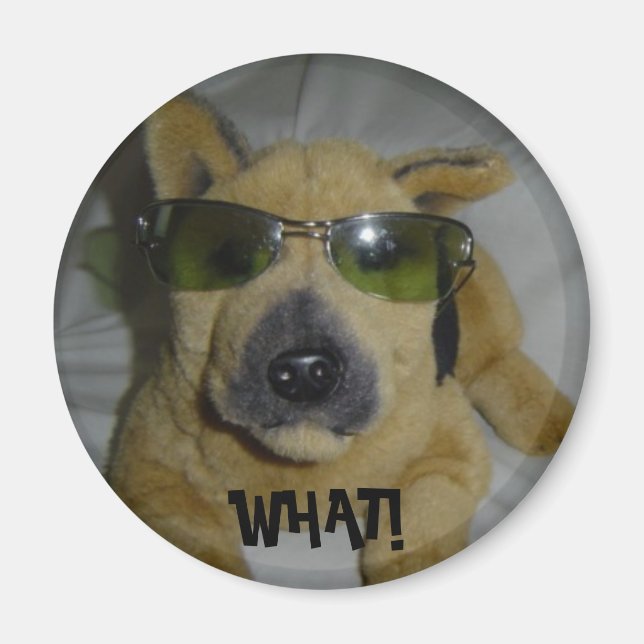 Lustiger Hund Magnet (Vorne)