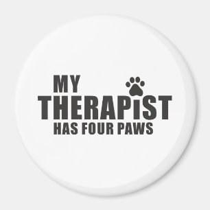 Lustiger Hund Mama Papa Geschenk! Mein Therapeut h Magnet