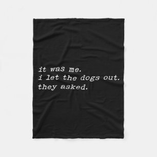 Lustiger Hund Meme Humor Zitat Sarkastischer Witz Fleecedecke