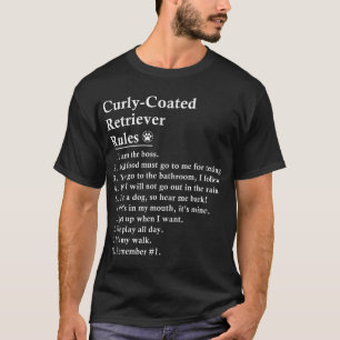 Lustiger Hund mit Locken Retriever beherrscht Lock T-Shirt