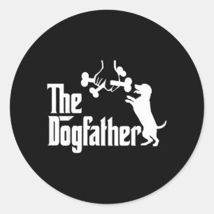 Lustiger Hund Papa Der Hundvater Hunde Vater Lusti Runder Aufkleber