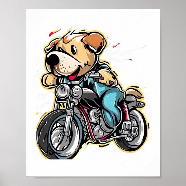 lustiger Hund Poster (Vorne)