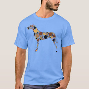 Lustiger Hund Punkt Tag Hund Liebhaber Tupfenmuste T-Shirt