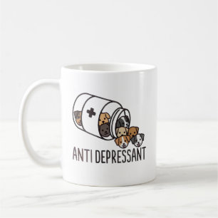 Lustiger Hund segnet Zen Chihuahua Hund Papa Mama Kaffeetasse