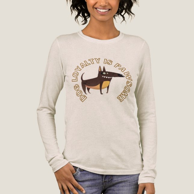 Lustiger Hund Tee (Vorderseite)