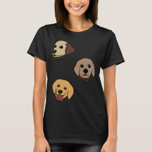 Lustiger Hund trägt Gesichtsmaske Lustiger Pug trä T-Shirt