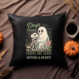 Lustiger Hund und Geist Halloween  Kissen