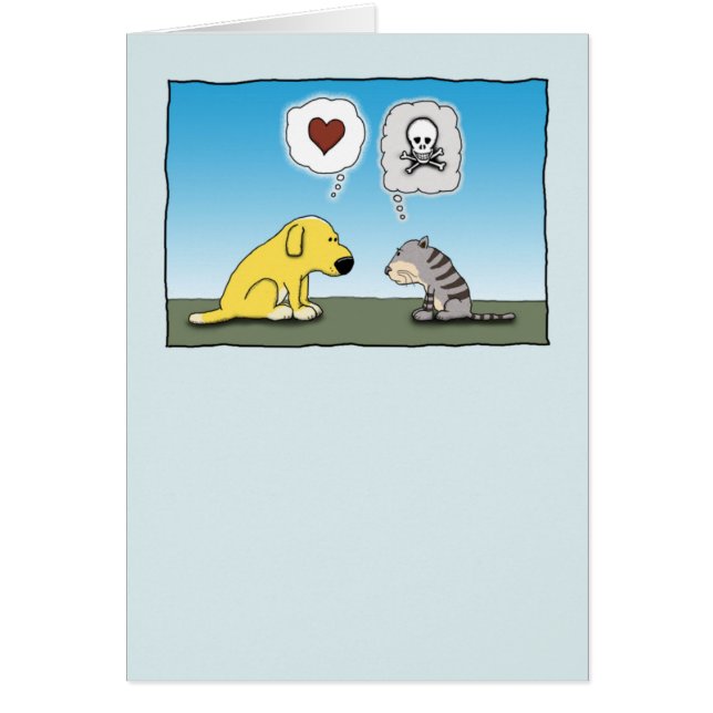 Lustiger Hund und Katzen-Liebe und Hass (Vorne)