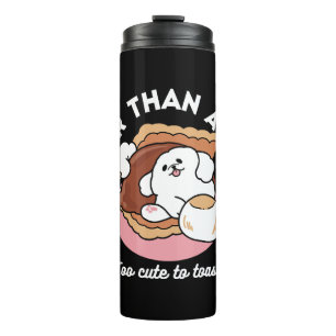 Lustiger Hund und S'more-Design – Kawaii-Haustierl Thermosbecher