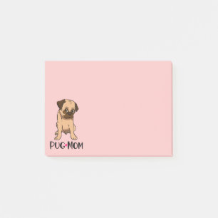 Lustiger Hunde-Liebhaber Cartoon-Hundemama Süßer M Post-it Klebezettel