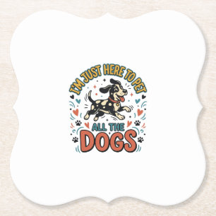 Lustiger Hunde-Liebhaber Vintage-Haustier Alle Hun Untersetzer
