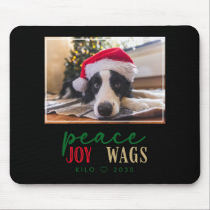 Lustiger Hunde-Liebhaber Weihnachts-Foto Süßes D T Mousepad