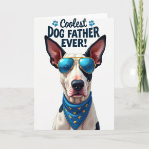 Lustiger Hunde-Vater Grafikkarte Karte