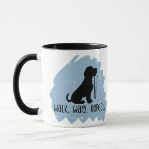 Lustiger Hundeausführer Tasse