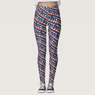 Lustiger Hundechor Bellt! Weihnachtslied Wortspiel Leggings