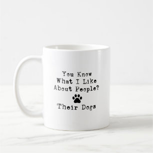 Lustiger Hundehumor Moderner Spruch Kaffeetasse