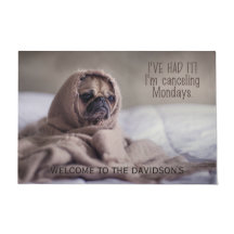 Lustiger Hundekundenspezifische Türmatten