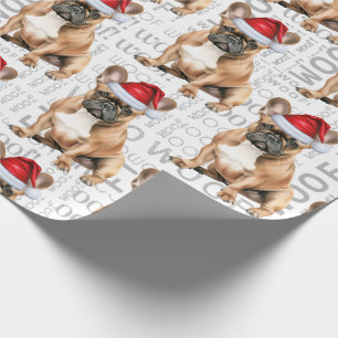 Lustiger Hundeliebhaber Französische Bulldogge in Geschenkpapier