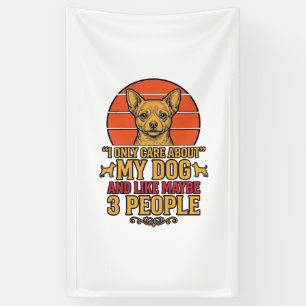 Lustiger Hundeliebhaber Vintage-Zitat-Vektordesign Banner