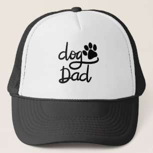 Lustiger Hundepfotenabdruck Hund Papa Truckerkappe