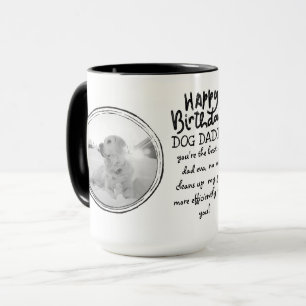 LUSTIGER HUNDEVATER-Zitat-FOTO-TASSE Tasse