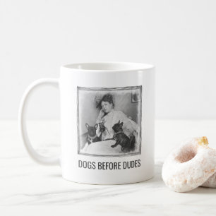 Lustiger Hundezitat Vintage Kunst Humor Kaffeetasse