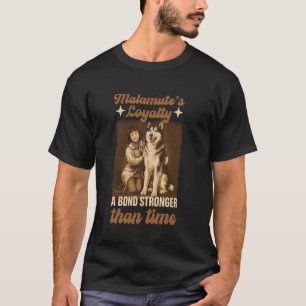 Lustiger Husky Hund Malamute Husky Schlittenhund A T-Shirt