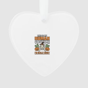 Lustiger Husky-Mensch-Kostüm Halloween-Hund-Shirt Ornament