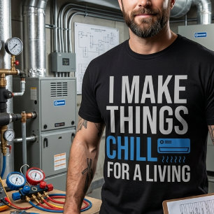 Lustiger HVAC-Techniker-Humor T-Shirt