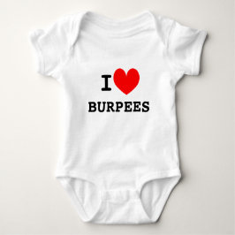 Lustiger i-Herz burpees Säuglingsbodysuit | Baby Strampler
