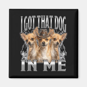 Lustiger ich habe diesen Hund in mir Chihuahua Cow Magnet